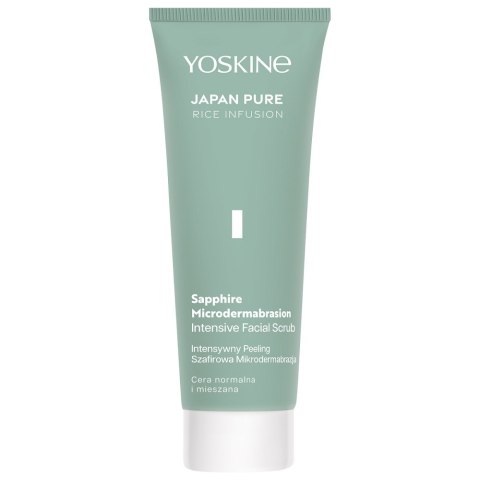 Yoskine Japan Pure Rice Infusion intensywny mikropeeling szafirowy 75ml