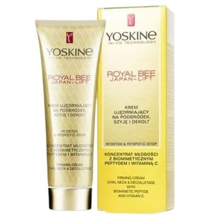 Yoskine Royal Bee Japan-Lift krem ujędrniający na podbródek szyję i dekolt 75ml