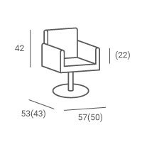 Ayala Fotel fryzjerski hydrauliczny PAKO Ayala Fotel fryzjerski hydrauliczny PAKO