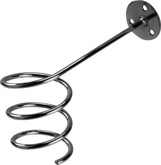 Ayala Uchwyt ścienny na suszarkę do włosów Metalowy Chrom SPIRALA