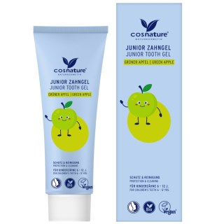 Cosnature Junior Tooth Gel żel do zębów dla dzieci z ekstraktem z zielonego jabłka 75ml