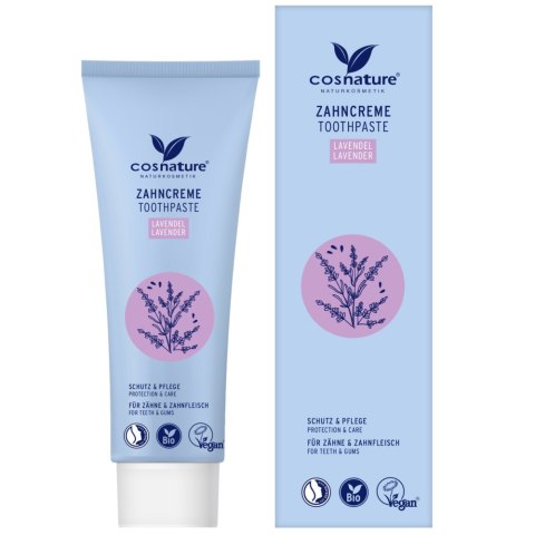 Cosnature Toothpaste pasta do zębów z fluorem lawenda/mięta 75ml Cosnature Toothpaste pasta do zębów z fluorem lawenda/mięta 75ml