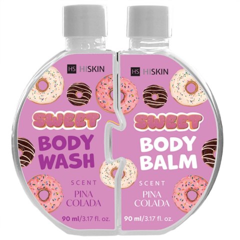 HiSkin Puzzle Body Pina Colada zestaw żel do mycia 90ml + balsam do ciała 90ml HiSkin Puzzle Body Pina Colada zestaw żel do mycia 90ml + balsam do ciała 90ml