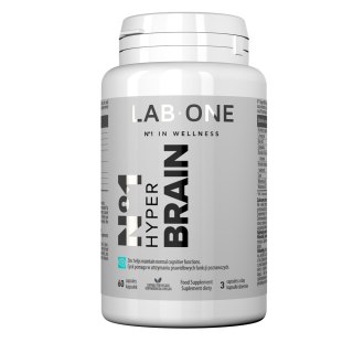 LAB ONE N°1 Hyper Brain suplement diety wspierający pamięć i koncentrację 60 kapsułek
