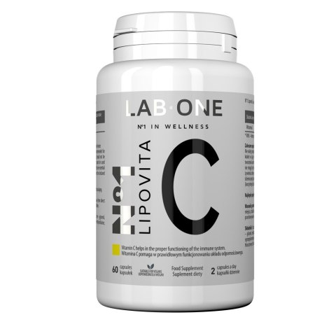 LAB ONE N°1 Lipovita C suplement diety wspierający układ odpornościowy i nerwowy 60 kapsułek LAB ONE N°1 Lipovita C suplement diety wspierający układ odpornościowy i nerwowy 60 kapsułek