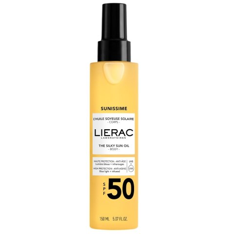 LIERAC Sunissime jedwabisty olejek ochronny do ciała SPF50 150ml