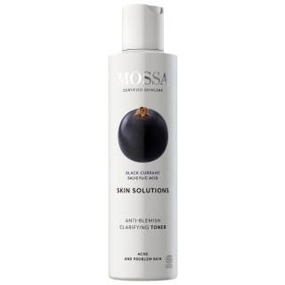 MOSSA Skin Solutions oczyszczający tonik przeciw niedoskonałościom z czarną porzeczką 200ml