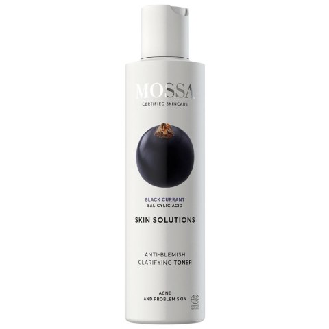 MOSSA Skin Solutions oczyszczający tonik przeciw niedoskonałościom z czarną porzeczką 200ml MOSSA Skin Solutions oczyszczający tonik przeciw niedoskonałościom z czarną porzeczką 200ml