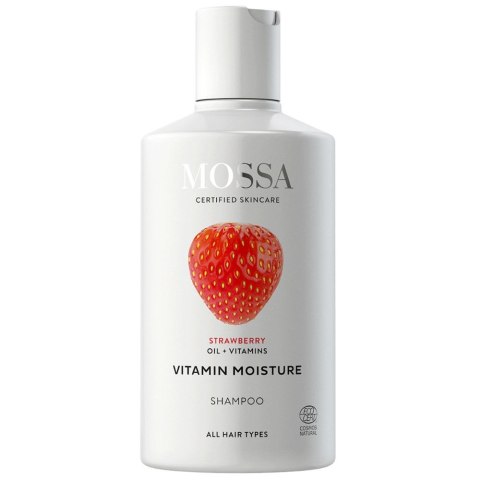 MOSSA Vitamin Moisture witaminowy szampon nawilżający z ekstraktem z truskawki 300ml
