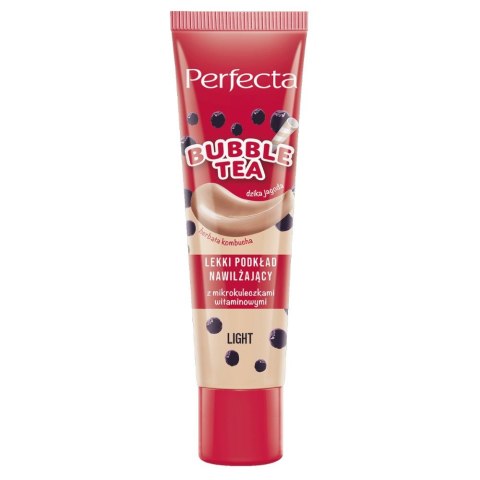Perfecta Bubble Tea lekki podkład nawilżający Light 30ml Perfecta Bubble Tea lekki podkład nawilżający Light 30ml