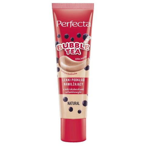 Perfecta Bubble Tea lekki podkład nawilżający Natural 30ml Perfecta Bubble Tea lekki podkład nawilżający Natural 30ml