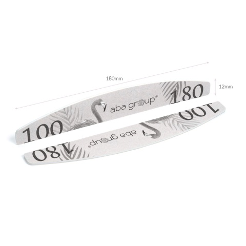 ABA Group Pilnik do Paznokci Slim Półksiężyc Łódka 100/180 ABA Group Pilnik do Paznokci Slim Półksiężyc Łódka 100/180