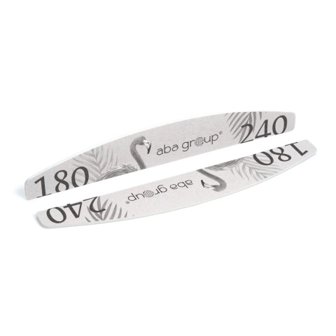 ABA Group Pilnik do Paznokci Slim Półksiężyc Łódka 180/240 ABA Group Pilnik do Paznokci Slim Półksiężyc Łódka 180/240