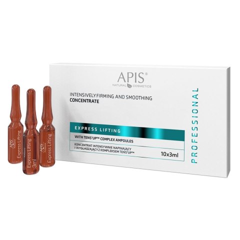APIS Express Lifting koncentrat intensywnie napinający z kompleksem TENS'UP™ 10x3ml APIS Express Lifting koncentrat intensywnie napinający z kompleksem TENS'UP™ 10x3ml