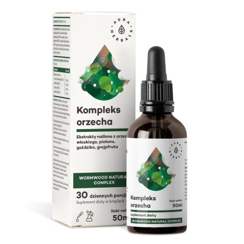 Aura Herbals Kompleks orzecha suplement diety w kroplach 50ml Aura Herbals Kompleks orzecha suplement diety w kroplach 50ml
