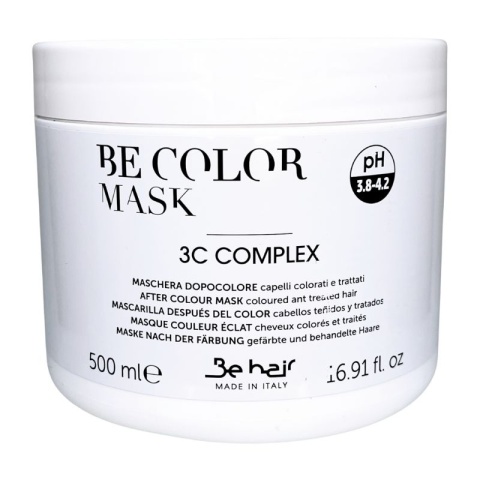 Be Color szampon 300ml + Be Color maska 500ml z keratyną do włosów farbowanych zestaw Be Color szampon 300ml + Be Color maska 500ml z keratyną do włosów farbowanych zestaw
