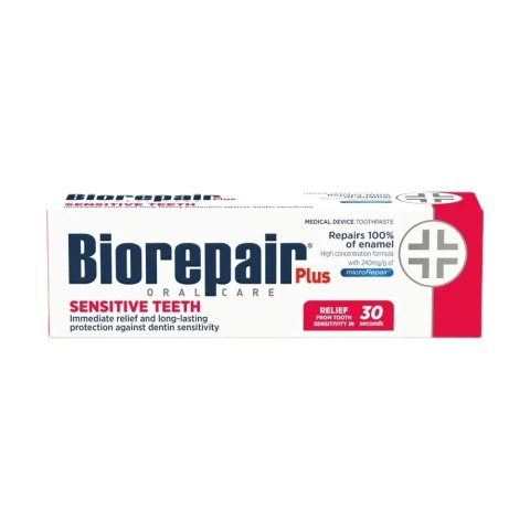 Biorepair Plus Sensitive Teeth pasta do zębów wrażliwych 75ml Biorepair Plus Sensitive Teeth pasta do zębów wrażliwych 75ml