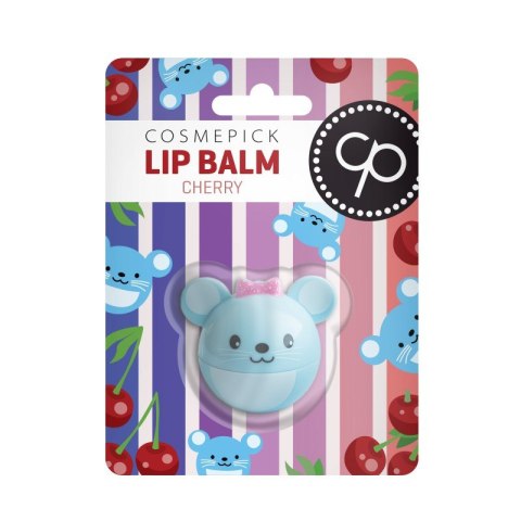Cosmepick Lip Balm Cherry Mouse balsam do ust 6g Cosmepick Lip Balm Cherry Mouse balsam do ust 6g