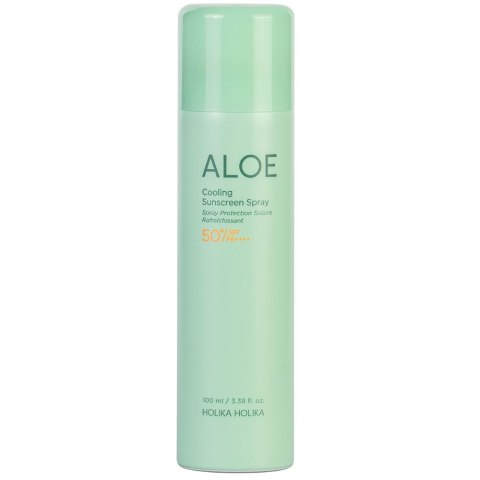 HOLIKA HOLIKA Aloe Cooling Sunscreen Spray SPF50+ PA++++ aloesowy chłodzący spray przeciwsłoneczny 100ml