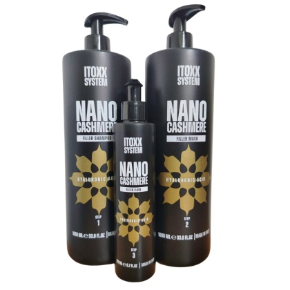 ITOXX SYSTEM Nano Cashmere Zestaw Regenerujący do Włosów z Kaszmirem 2x1000ml + 200ml