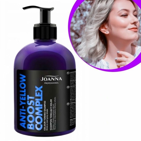 Joanna Professional Color Boost Complex szampon fioletowy, rewitalizujący, porzeczkowy 500ml