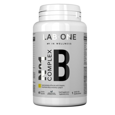 LAB ONE N°1 Complex B cholina inozytol B3 suplement diety wspierający układ nerwowy 60 kapsułek