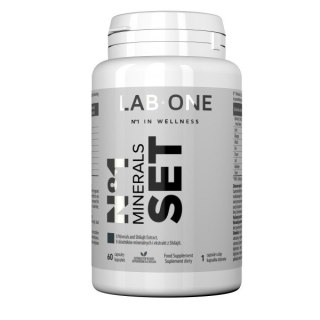 LAB ONE N°1 Minerals Set suplement diety minerały dla mężczyzn i dla kobiet 60 kapsułek