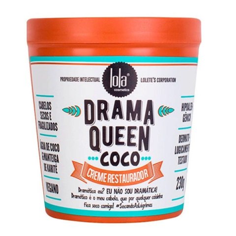 Lola Cosmetics Drama Queen Coco regenerujący krem do włosów 230g Lola Cosmetics Drama Queen Coco regenerujący krem do włosów 230g