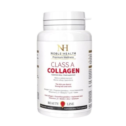 Noble Health Class A Collagen naturalny kolagen rybi suplement diety 90 kapsułek Noble Health Class A Collagen naturalny kolagen rybi suplement diety 90 kapsułek