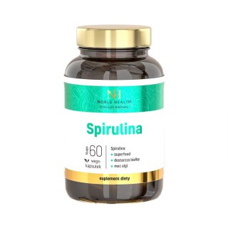 Noble Health Spirulina suplement diety 60 kapsułek