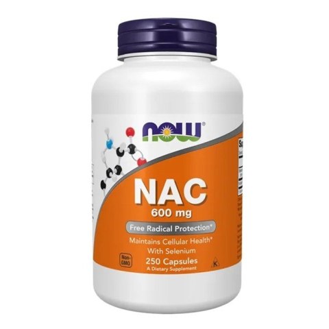 Now Foods NAC 600mg suplement diety 250 kapsułek Now Foods NAC 600mg suplement diety 250 kapsułek