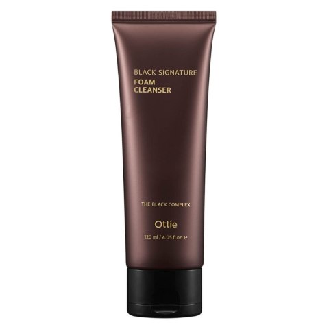 Ottie Black Signature oczyszczająca pianka do twarzy ze śluzem ślimaka 120ml