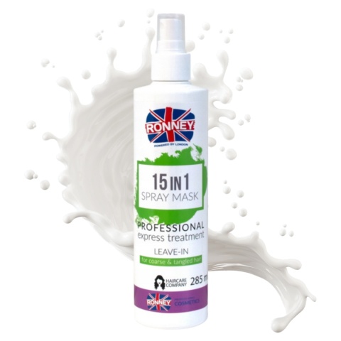 Ronney 15w1 Odżywka do Każdego Rodzaju Włosów Bez Spłukiwania 285ml
