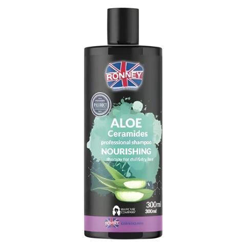Ronney Aloe Ceramides Szampon do Włosów Nawilżający z Aloesem i Ceramidami 300ml
