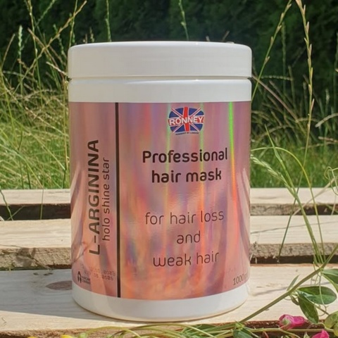 Ronney L-Arganina Holo Shine Maska do Włosów 1000ml