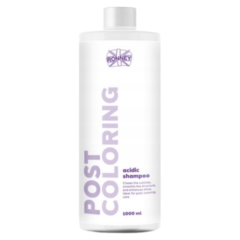 Ronney Post Coloring Szampon Zakwaszający do Włosów Farbowanych 1000ml