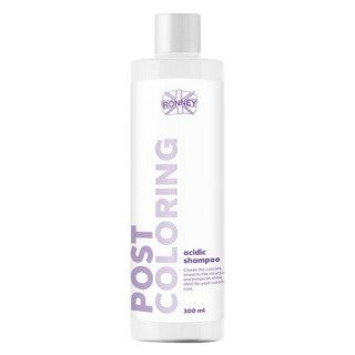 Ronney Post Coloring Szampon Zakwaszający do Włosów Farbowanych 300ml