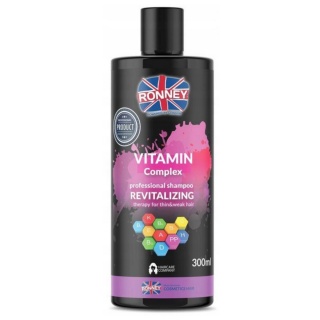 Ronney Vitamin Complex Szampon Rewitalizujący do Włosów Cienkich i Osłabionych 300ml