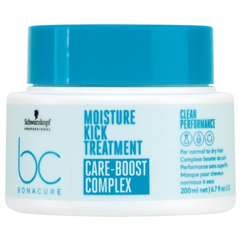Schwarzkopf Professional BC Bonacure Moisture Kick Treatment głęboko nawilżająca maska do włosów normalnych i suchych 200ml Schwarzkopf Professional BC Bonacure Moisture Kick Treatment głęboko nawilżająca maska do włosów normalnych i suchych 200ml