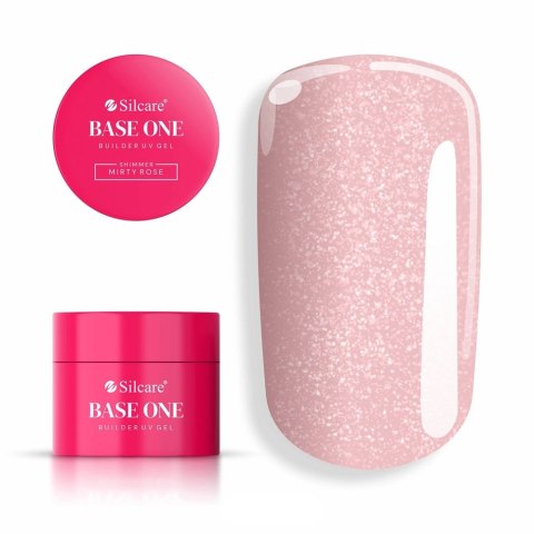 Silcare Base One Shimmer Misty Rose żel budujący do paznokci 50g Silcare Base One Shimmer Misty Rose żel budujący do paznokci 50g