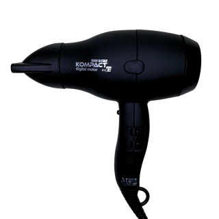 Tecno Dry Kompakt Digital Motor Black Suszarka do Włosów 2000W