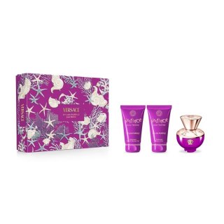 Versace Dylan Purple Pour Femme zestaw woda perfumowana spray 50ml + żel pod prysznic 50ml + balsam do ciała 50ml