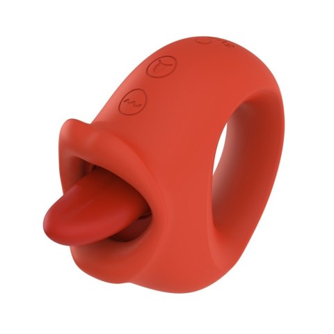 B-Series Magic Rechargeable Licking Stimulator stymulator z języczkiem Red B-Series Magic Rechargeable Licking Stimulator stymulator z języczkiem Red