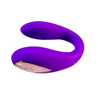 B-Series Smart Double Fun App Controlled Massager masażer sterowany aplikacją Purple