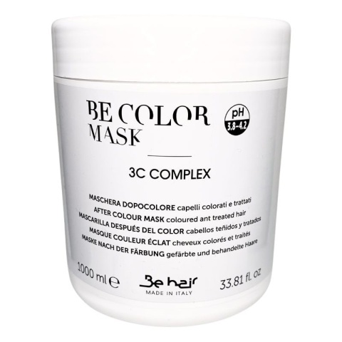 Be Color Maska do włosów farbowanych 1000ml + Be Color Szampon finalizer z kawiorem i keratyną po koloryzacji 1000ml