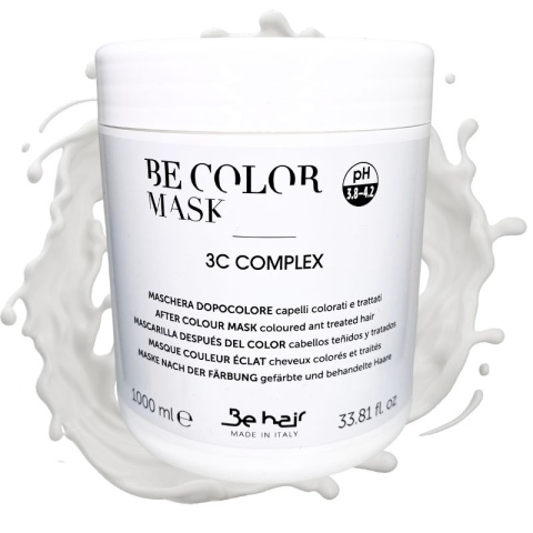 Be Color maska do włosów farbowanych z kawiorem i keratyną 1000ml Be Color maska do włosów farbowanych z kawiorem i keratyną 1000ml