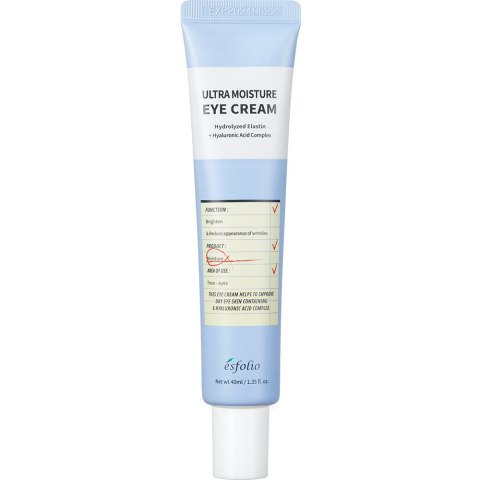 Esfolio Ultra Moisture Eye Cream głęboko nawilżający krem pod oczy z kwasem hialuronowym 40ml