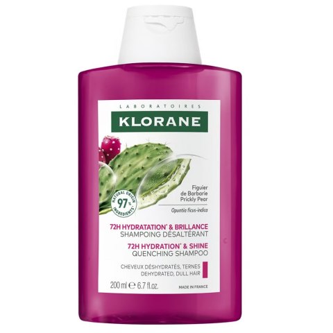 Klorane 72H Hydration & Shine Shampoo nawilżający szampon z opuncją figową 200ml Klorane 72H Hydration & Shine Shampoo nawilżający szampon z opuncją figową 200ml