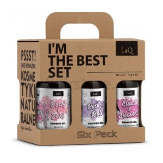 LaQ Czyściopak Shots! Damski zestaw żeli pod prysznic 6x100ml