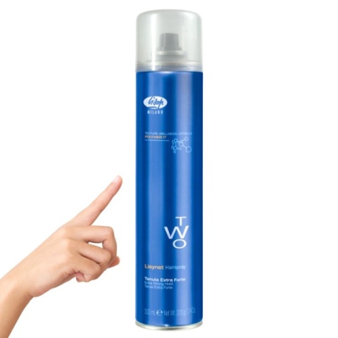 Lisap Two Extra Forte Lakier do Włosów Bez Gazu 300ml Lisap Two Extra Forte Lakier do Włosów Bez Gazu 300ml